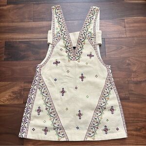 Free People Never Been Embroidered Mini Dress